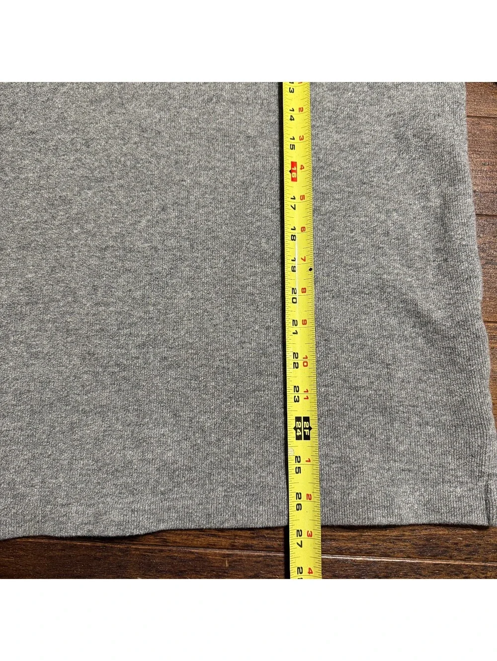 Polo Ralph Lauren Mens Quarter Zip 1/4 Sweater L Gray Cotton Brown Pony Pullover